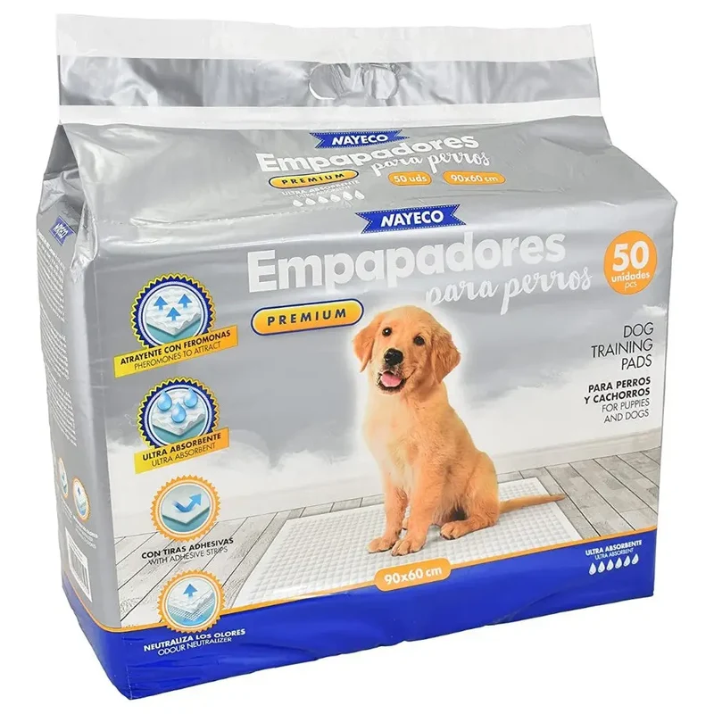 Nayeco Empapadores Premium Ultra Absorbentes con Feromonas para Perros