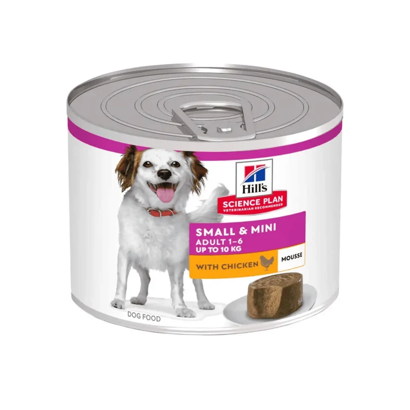 Hill'S Science Plan Adult Small y Mini Pollo Mousse lata 200 g Alimento para Perros