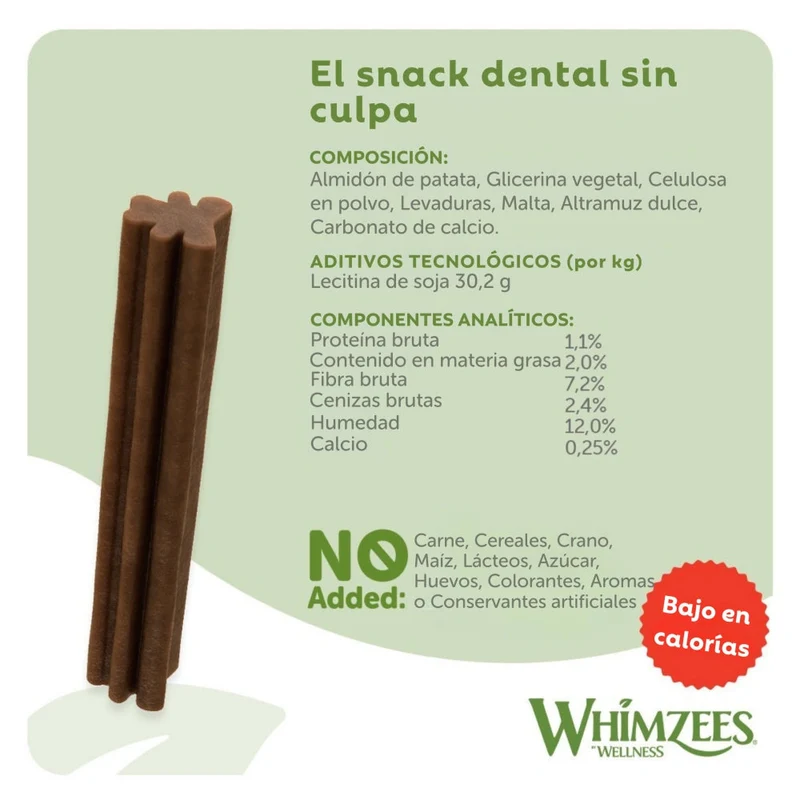 Whimzees Snacks Dentales para Cachorros Puppy Medianos/Grandes - 14 unidades