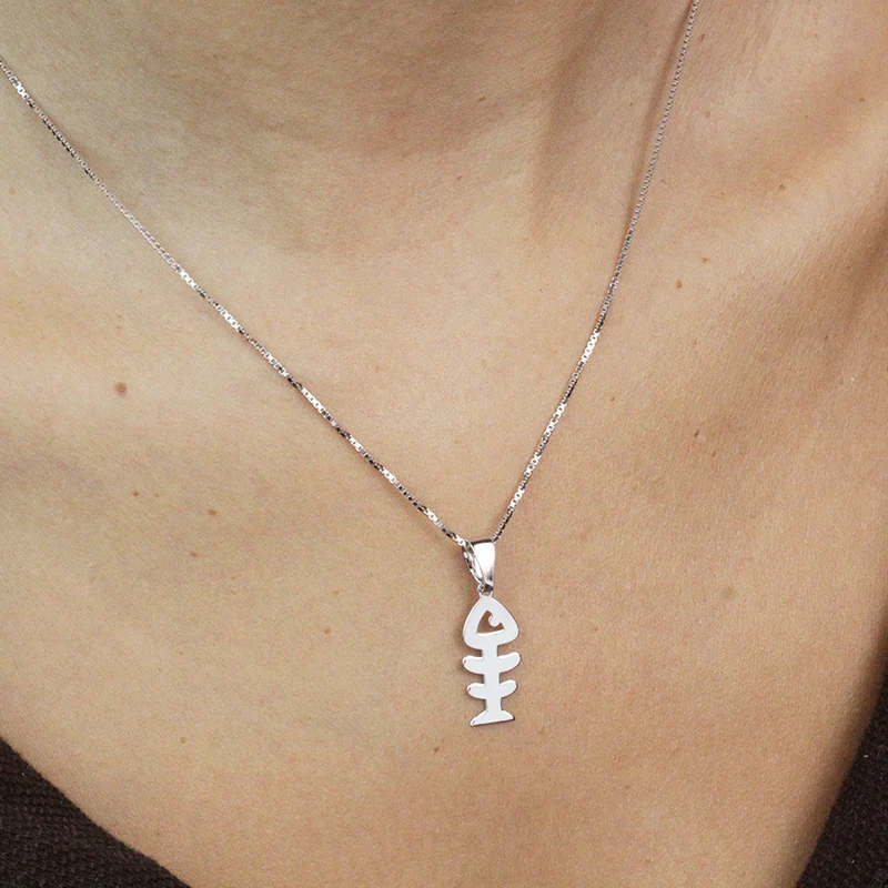 Colgante Raspa de Plata 925 Personalizado