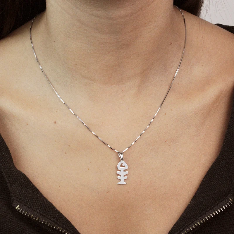 Colgante Raspa de Plata 925 Personalizado