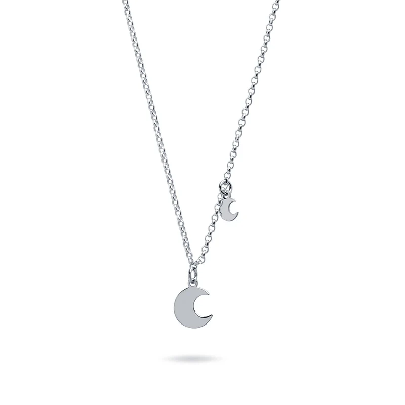 Collar de Plata 925 con Charm Luna
