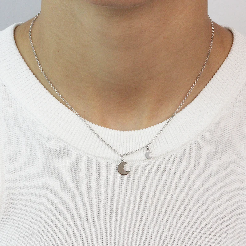 Collar de Plata 925 con Charm Luna