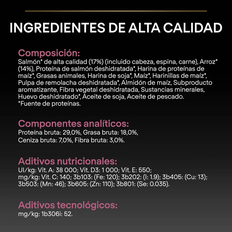 Pro Plan Dog Medium Adult Sensitive Skin Salmón