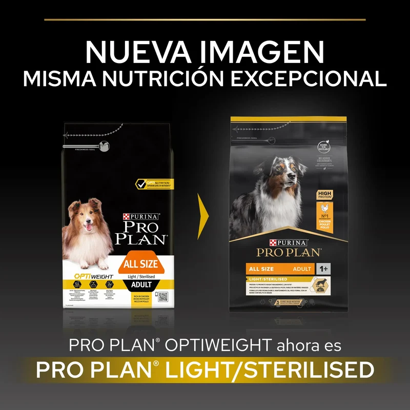 Pro Plan Dog AllSize Adult Light Sterilized Pollo 14 kg