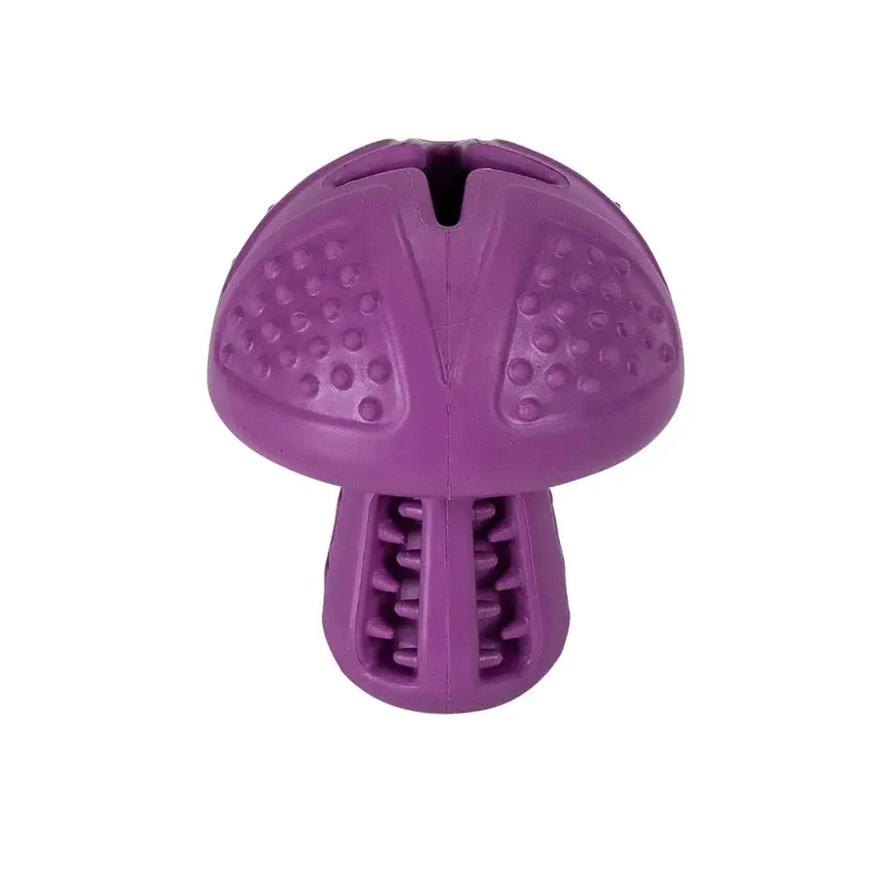 Juguete Perro Goma Snack Magic Mushroom Violeta 8.7x7 cm