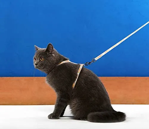 Niteangel - Juego de arnés y correa ajustables para gato (2 unidades)