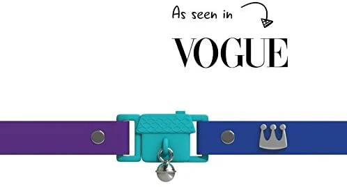 Collar de gato de Kittyrama. Ganador del premio. Como se ve en British Vogue. Otros estilos y colores disponibles. Para gatos adultos.