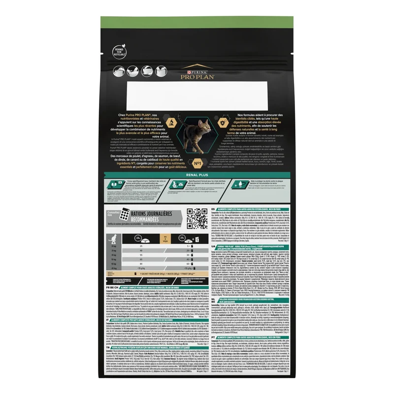Pro Plan Cat Sterilized Adult Renal+ Pavo 1,5 kg
