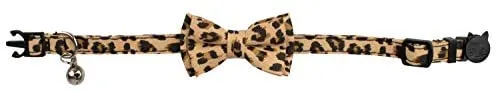 Gyapet Collar para gatos y mascotas Romper con timbre Bowtie Floral lazo desmontable ajustable de seguridad cachorro