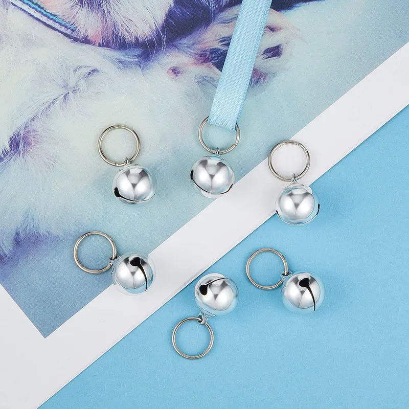 Frienda - Juego de 24 cascabeles para collar de mascotas, collar para perro, campanas, accesorios para entrenamiento de mascotas
