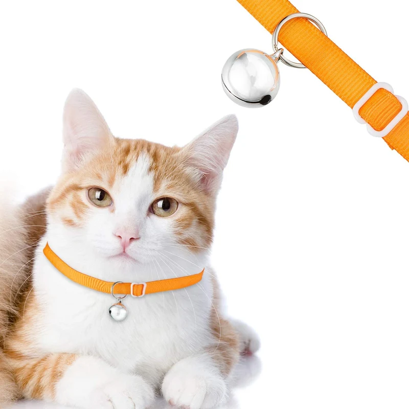 Frienda - Juego de 24 cascabeles para collar de mascotas, collar para perro, campanas, accesorios para entrenamiento de mascotas