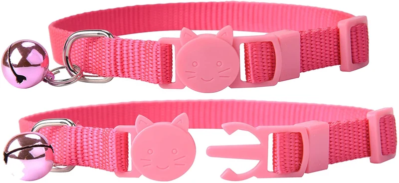 Gato Collar Set 6pcs escindidas con campana de seguridad para Kitty
