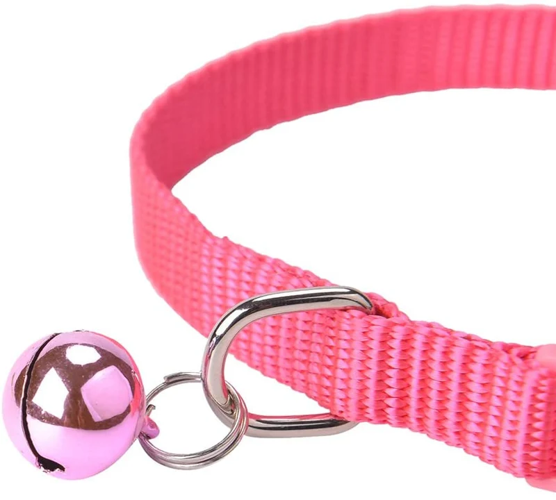 Gato Collar Set 6pcs escindidas con campana de seguridad para Kitty