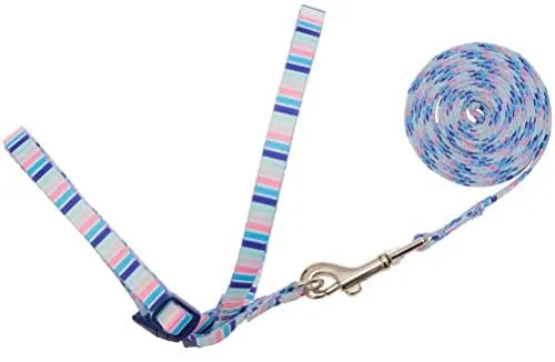 PUPTECK Arnés para gato con correa – Correa suave ajustable con arnés estilo figura 8 pulgadas, adorable y especial