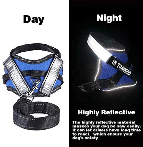 JAD - Arnés de gato ajustable para gatos, arnés de escape para caminar, arnés de ajuste cómodo para mascotas, gatito, cachorro, conejo, arnés de correa para gato con tiras reflectantes y 1 anillo de correa de metal
