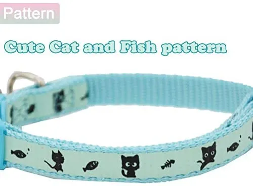 Barleygoo - Juego de 2 collares para gato con colgante