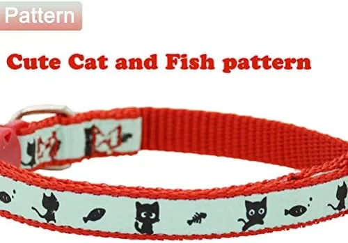 Barleygoo - Juego de 2 collares para gato con colgante