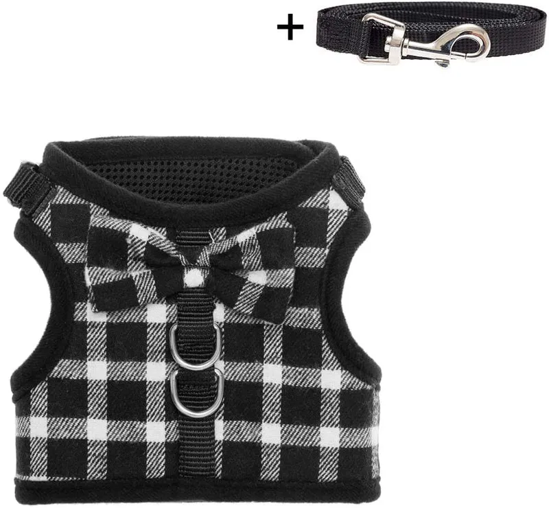 BINGPET Escape Proof Cat Harness - Adjustable Vest and Leash Set