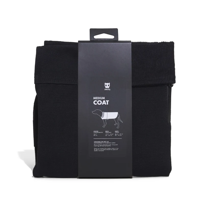 ABRIGO PARA PERROS ZEEDOG NEGRO