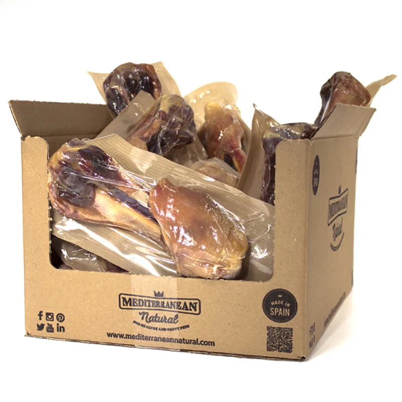 SNACK NATURAL CODILLO DE JAMON MEDITERRANEAN PARA PERROS 14 UNIDADES