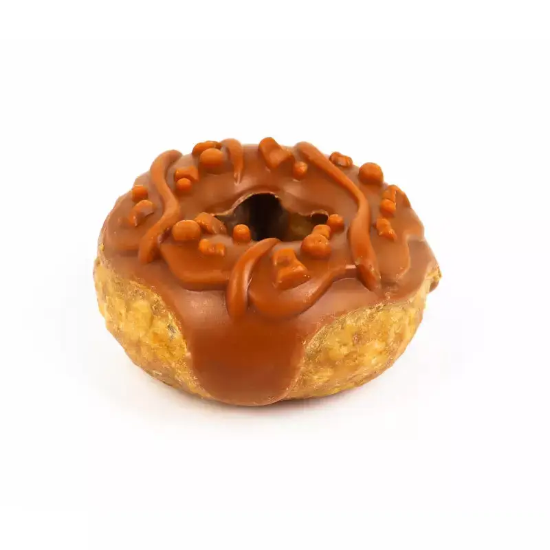 Snack Donut Pollo Glaseado de Zanahoria 7 cm