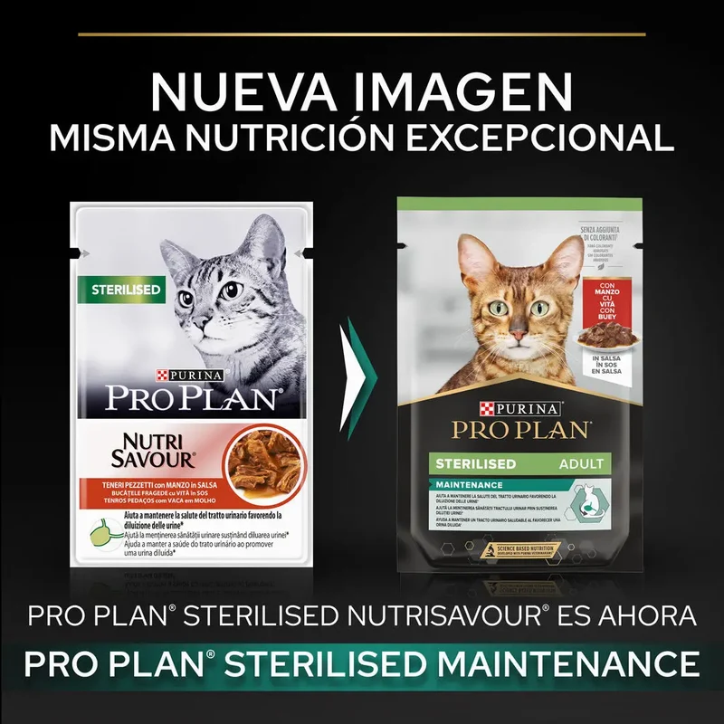 Pro Plan Cat Sobre Adult Sterilised Buey 85 g