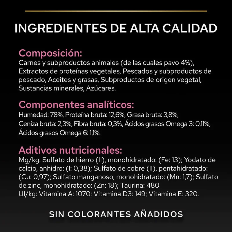 Pro Plan Cat Sobre Adult Delicate Pavo 85 g