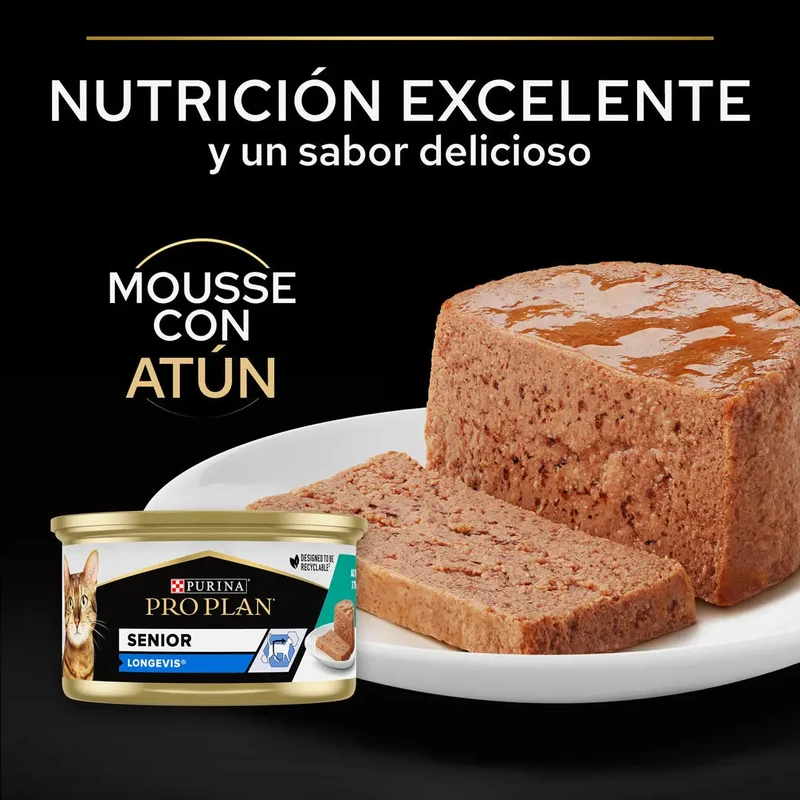 Pro Plan Cat Lata Senior 7+ Atún 85 g