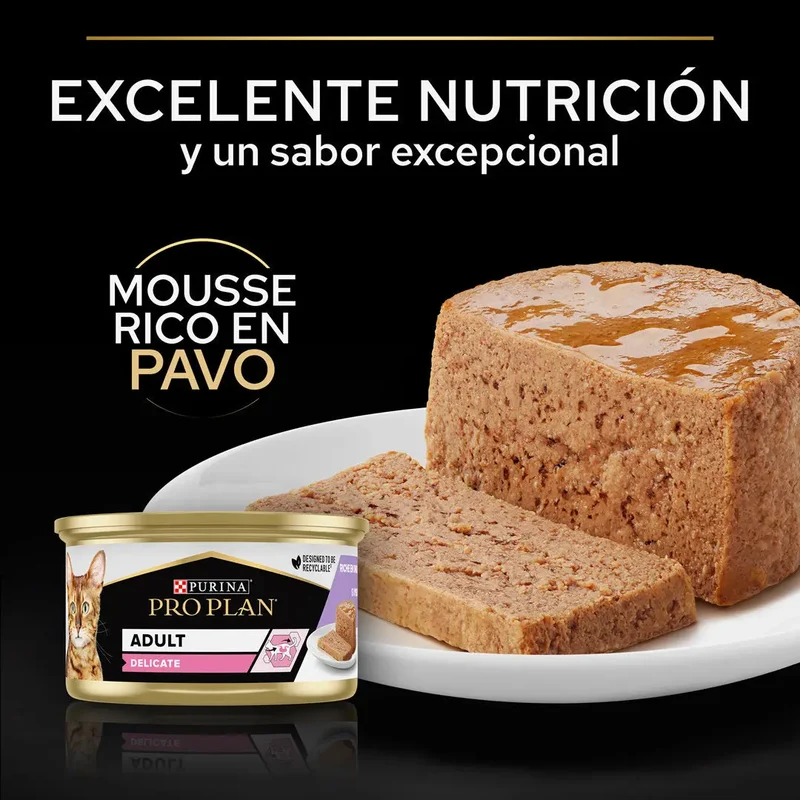 Pro Plan Cat Lata Delicate Pavo 85 g