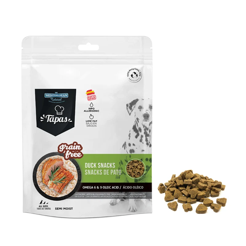 TAPAS GOURMET PATO SIN CEREAL MEDITERRANEAN NATURAL - 10x150 G