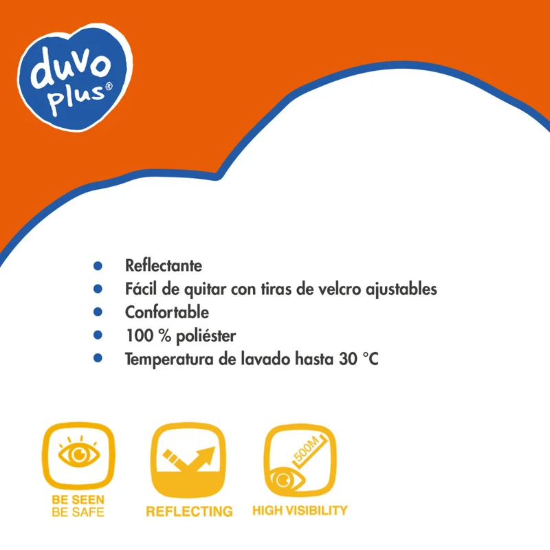 CHALECO NEON REFLECTANTE DUVO SEECURITY