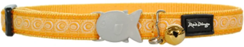 Red Dingo Designer - Collar para gato, color amarillo