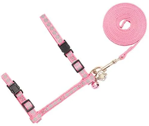 SCIROKKO - Arnés y correa para gato – a prueba de escape ajustable para caminar al aire libre con hebilla de seguridad
