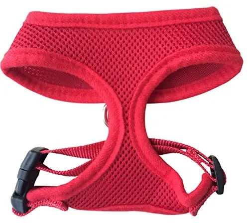 Soft Mesh Dog Cat Harness No Pull Comfort Padded Vest for Small Pet Cat and Puppy