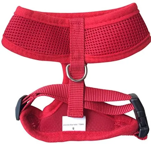 Soft Mesh Dog Cat Harness No Pull Comfort Padded Vest for Small Pet Cat and Puppy