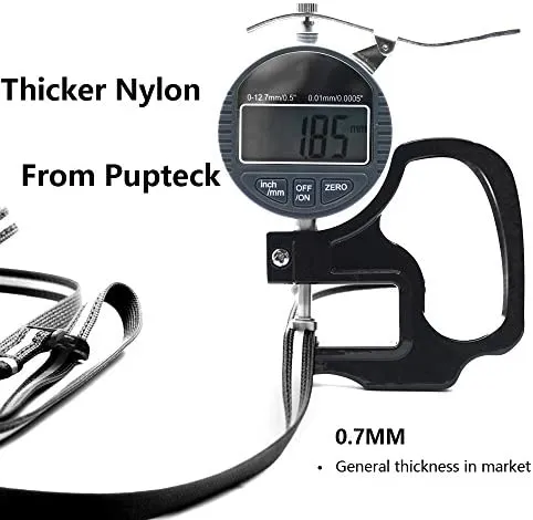 Arnés ajustable de nailon para gatos con correa negro PUPTECK.