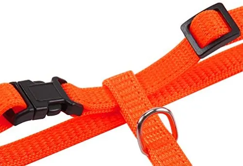 Arnés ajustable de nailon para gatos con correa negro PUPTECK.