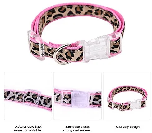 PAWZ Road Leopard - Juego de arnés para collar de mascota