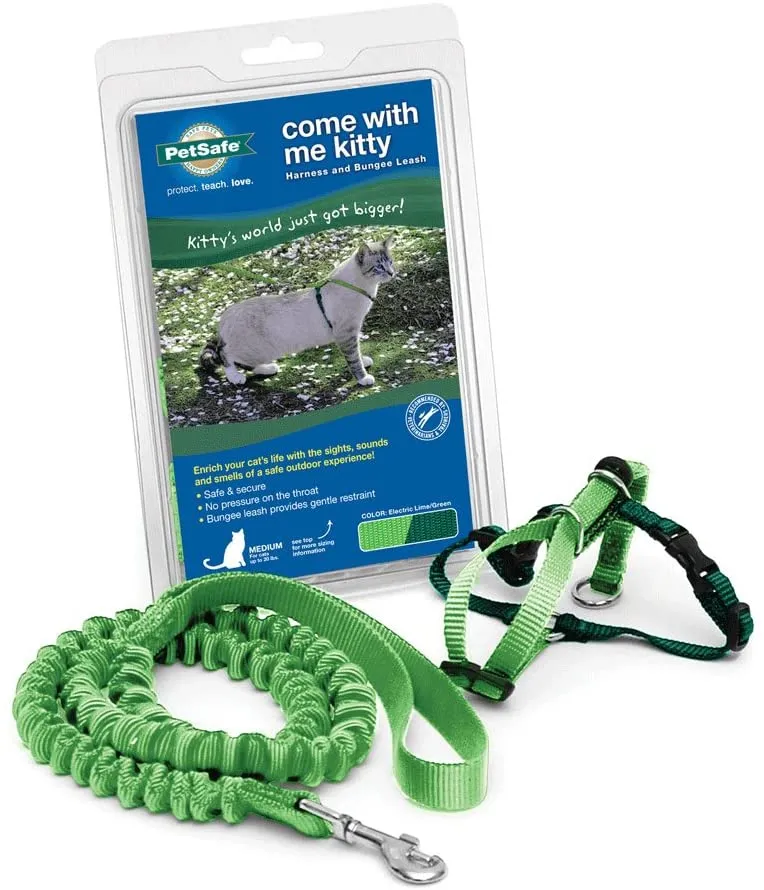PetSafe Come with Me Kitty Harness and Bungee Leash, Harness for Cats
