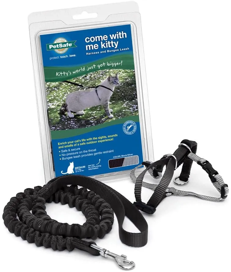 PetSafe Come with Me Kitty Harness and Bungee Leash, Harness for Cats