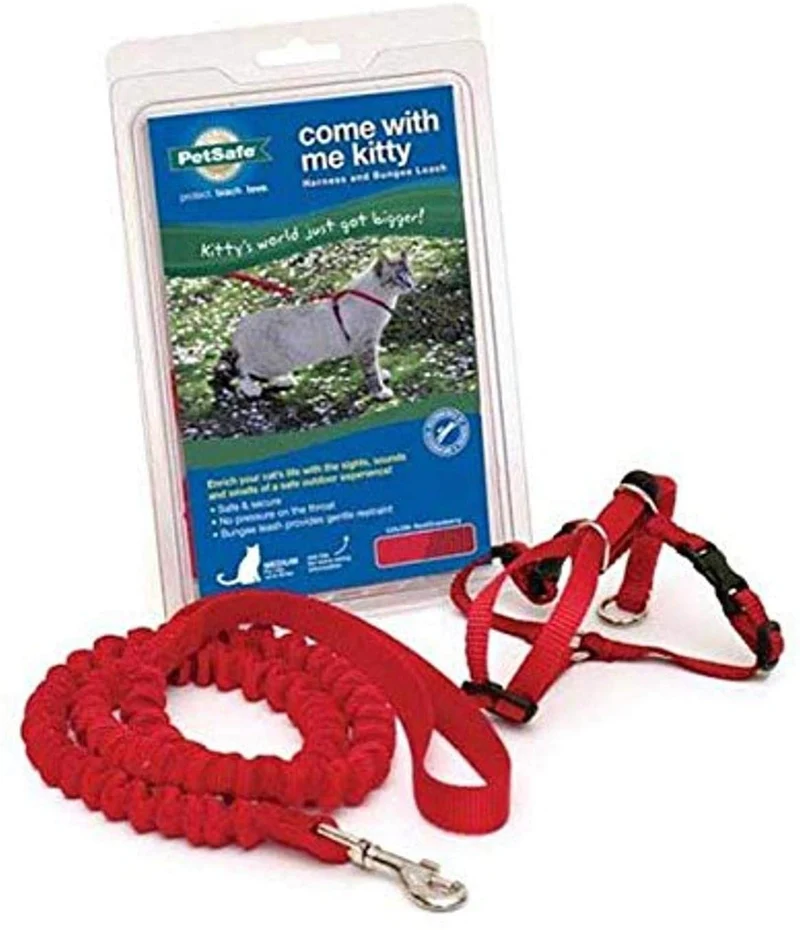 PetSafe Come with Me Kitty Harness and Bungee Leash, Harness for Cats