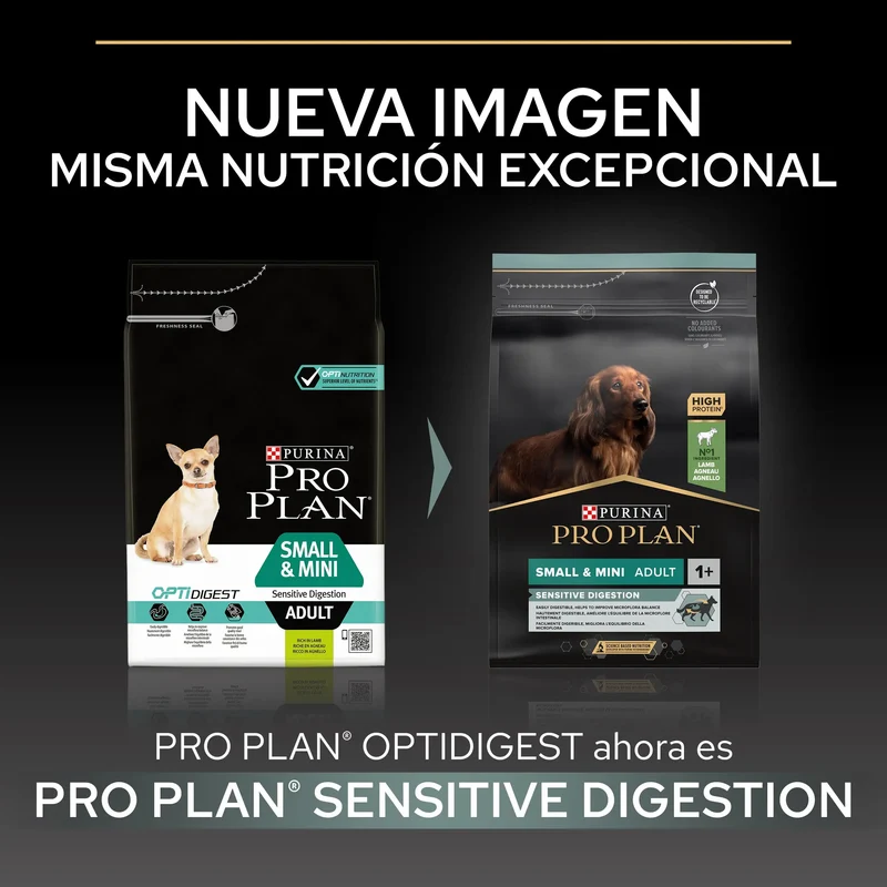 Pro Plan Dog Small y Mini Adult Digest Cordero Pienso para Perros
