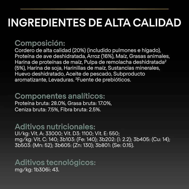 Pro Plan Dog Small y Mini Adult Digest Cordero Pienso para Perros