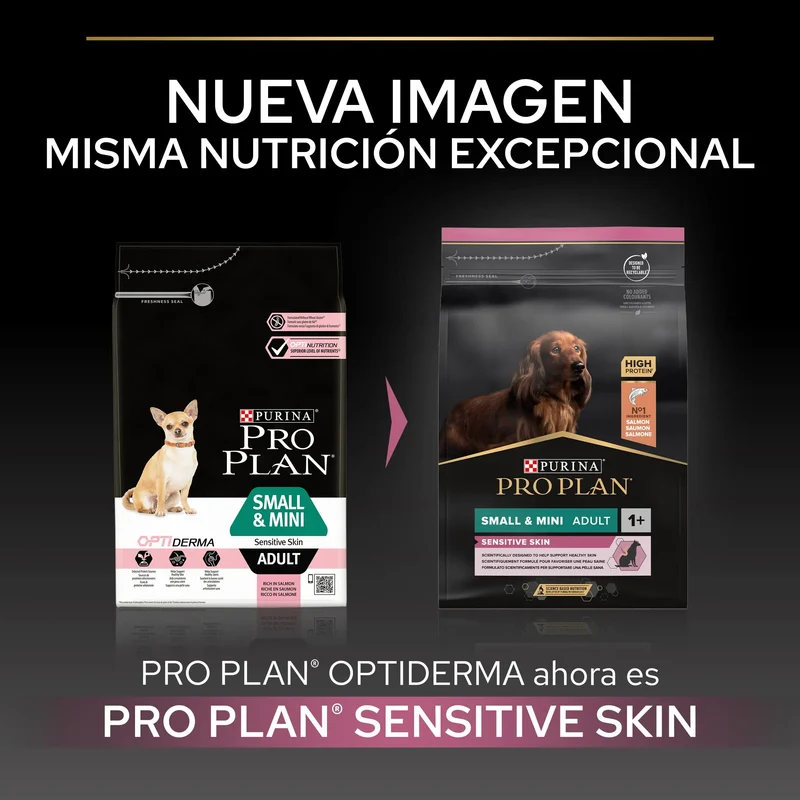 Pro Plan Dog Small y Mini Adult Skin Salmón Pienso para Perros
