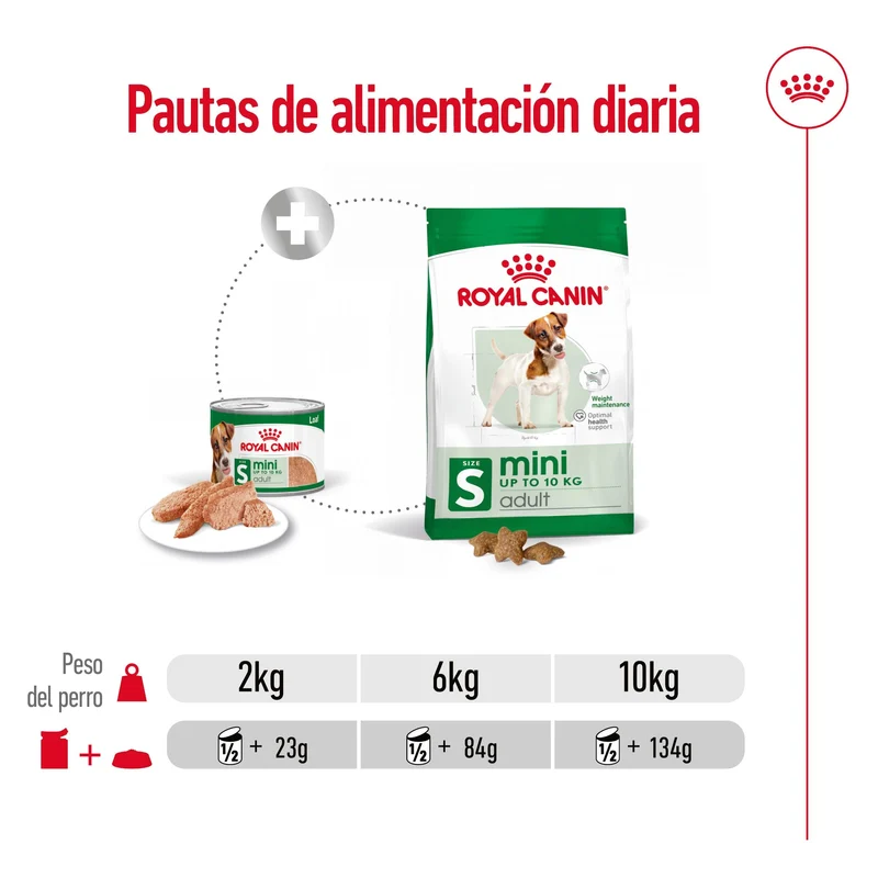 Royal Canin Mini Adult Lata 195 g Paté Húmedo para Perros