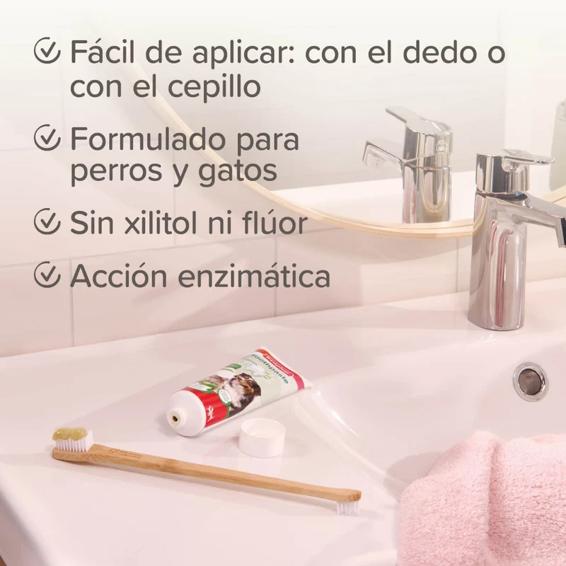 Beaphar Pasta de Dientes Sabor Menta y Perejil 100 g para Perros y Gatos