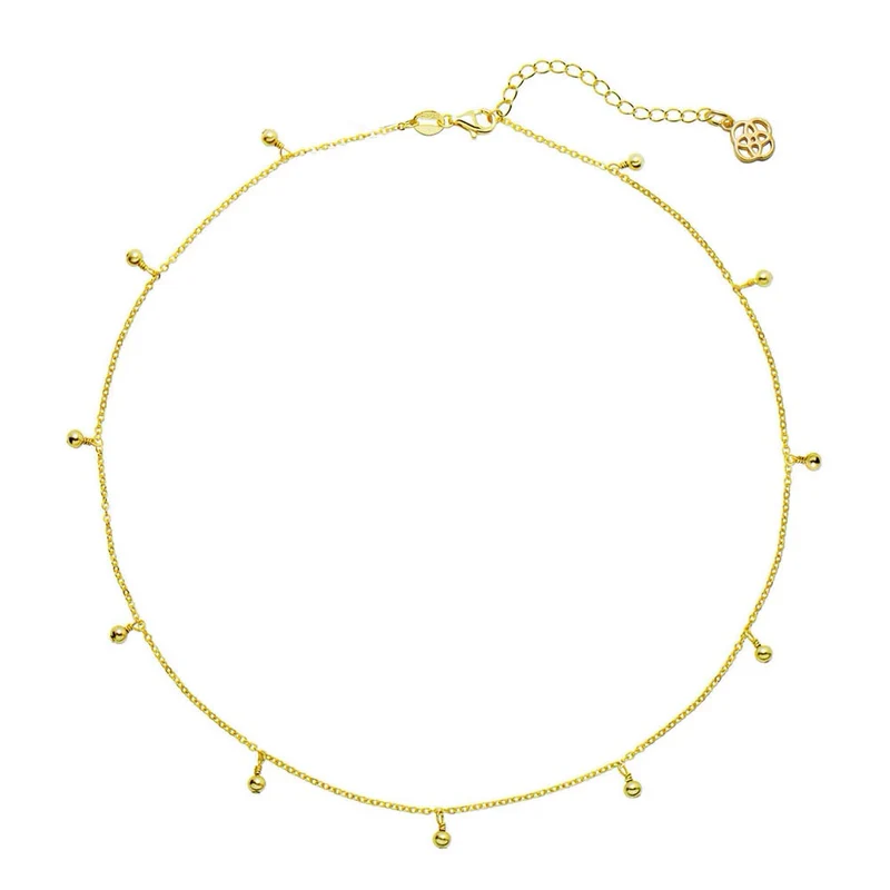 Collar de Bolas de Plata 925