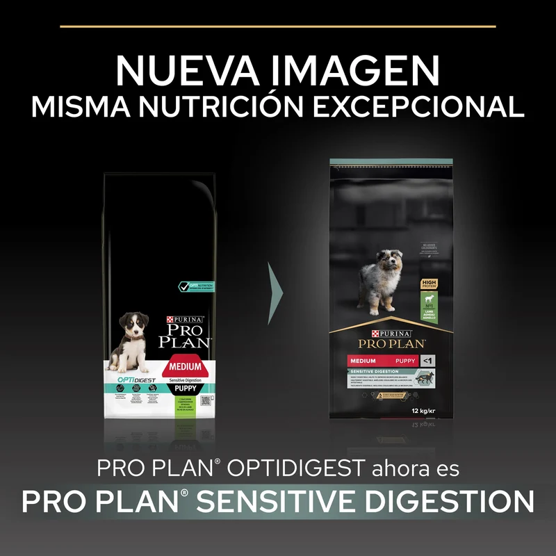 Pro Plan Dog Medium Puppy Digest Cordero Pienso para Cachorros