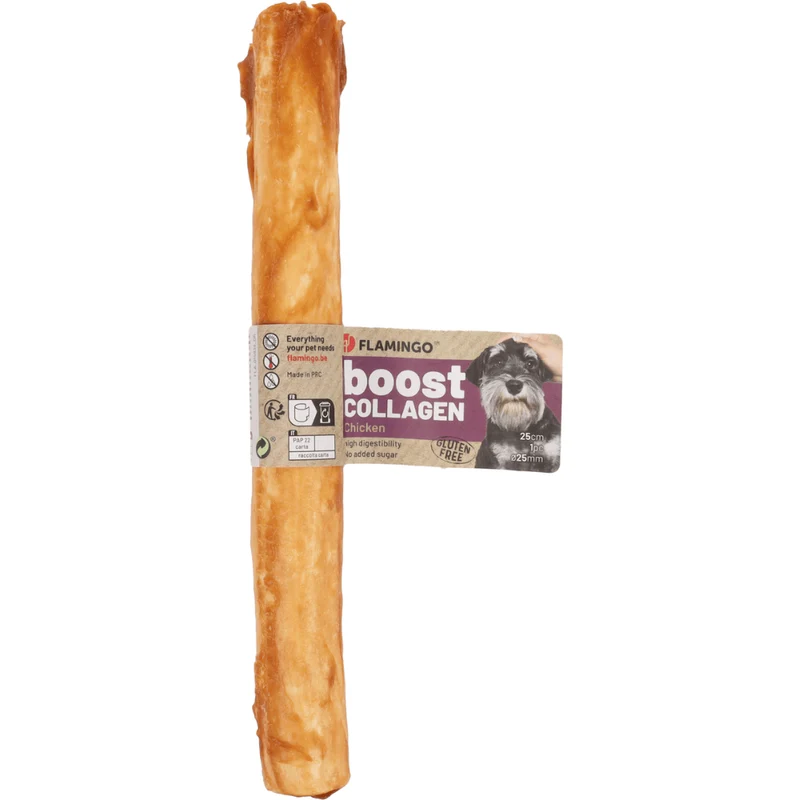 Flamingo Boost Palitos con Pollo y Colágeno Snack Natural para Perros